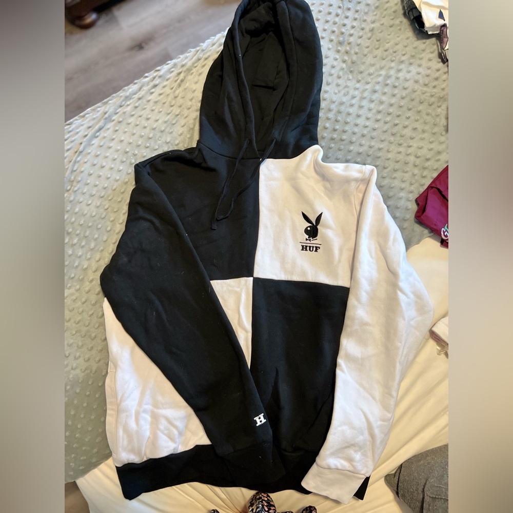 HUF x Playboy Colorblock Pullover Hoodie